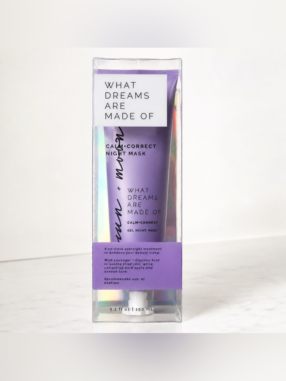 What Dreams Are Made Of Calm Correct Night Mask Glycolic Lavender 5.1 oz NEW